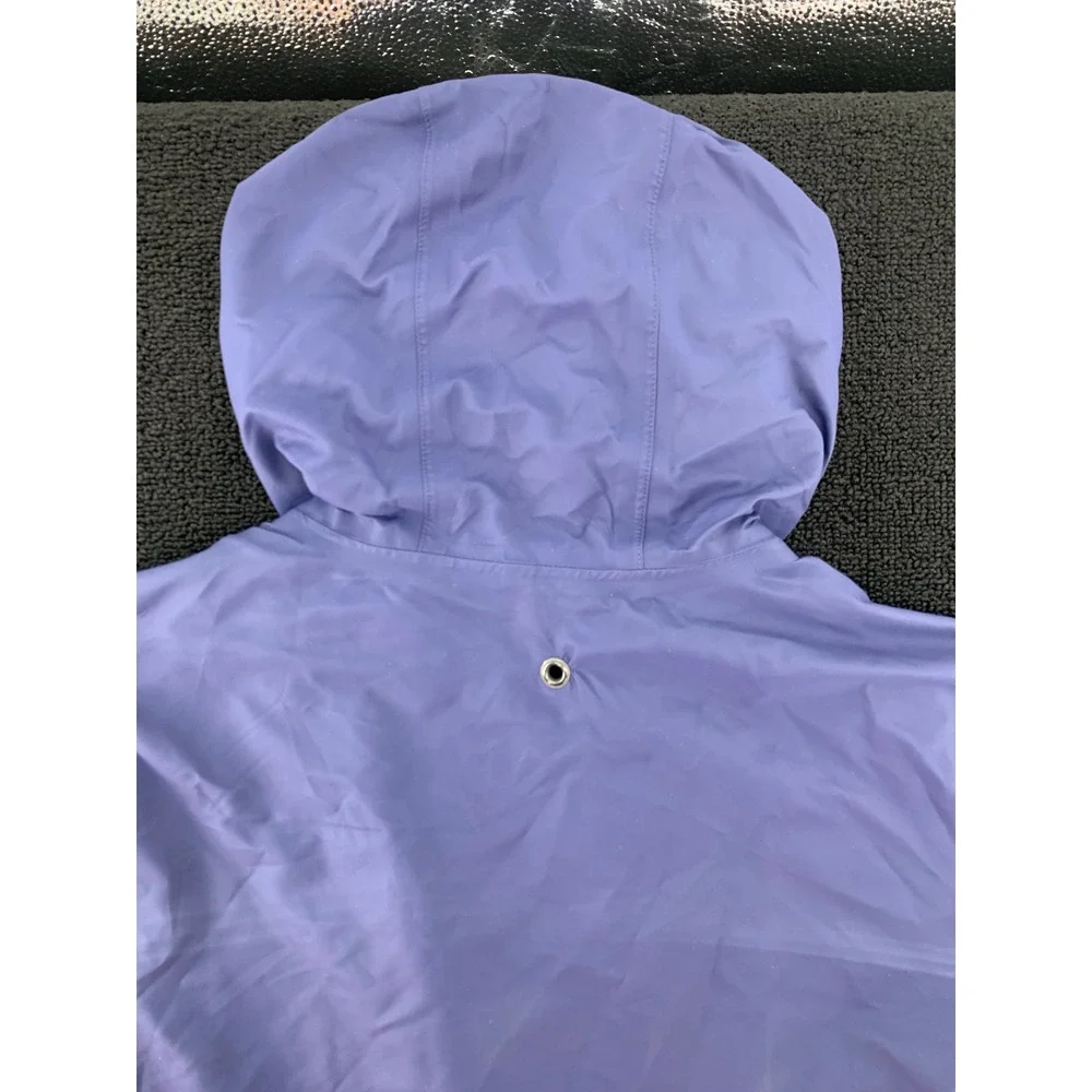 Port Authority Coast Tours Lightweight Hooded Windbreaker‎ Jacket Men's L Blue